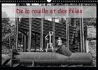 Couverture du livre « De la rouille et des filles calendrier mural 2020 din a3 horizontal - l errance de jeunes femmes sur » de Alain Baron aux éditions Calvendo