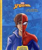 Couverture du livre « Les aventures de Spider-Man : les origines de Spider-Man » de Marvel aux éditions Disney Hachette