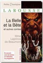 Couverture du livre « La Belle et la Bête et autres contes » de Jeanne-Marie Leprince De Beaumont aux éditions Larousse