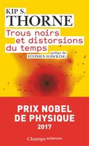 Couverture du livre « Trous noirs et distorsion du temps » de Thorne Kip aux éditions Flammarion