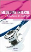 Couverture du livre « Médecine interne (3 édition) » de Johannes-Martin Hahn aux éditions Maloine