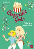 Couverture du livre « Cupcake Girls Tome 19 : paillettes et cinéma » de Coco Simon aux éditions Pocket Jeunesse
