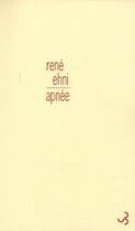 Couverture du livre « Apnée » de Rene-Nicolas Ehni aux éditions Christian Bourgois