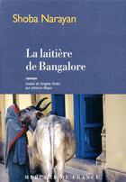 Couverture du livre « La laitière de Bangalore » de Shoba Narayan aux éditions Mercure De France
