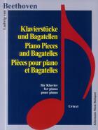 Couverture du livre « Beethoven ; pièces pour piano et bagatelles » de Ludwig Von Beethoven aux éditions Place Des Victoires/kmb