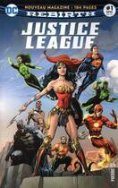 Couverture du livre « Justice League rebirth n.1 ; la ligue de justice accueille de nouveaux membres ! » de  aux éditions Urban Comics Press