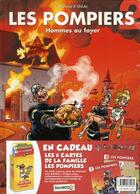 Couverture du livre « Les pompiers Tome 2 : hommes au foyer » de Christophe Cazenove et Stedo aux éditions Bamboo