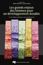 Couverture du livre « Les grands enjeux des femmes pour un développement durable » de Jeanne D'Arc Gaudet et Louise Lafortune aux éditions Presses De L'universite Du Quebec