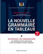 Couverture du livre « La nouvelle grammaire en tableaux (7e édition) » de Marie-Eva De Villers aux éditions Quebec Amerique