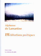 Couverture du livre « Méditations poétiques » de Alph. De Lamartine aux éditions Paleo