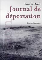 Couverture du livre « Journal de déportation » de Odian/Yervant aux éditions Parentheses