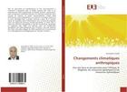 Couverture du livre « Changements climatiques anthropiques » de Chalbi Noureddine aux éditions Editions Universitaires Europeennes