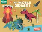 Couverture du livre « Mes incroyables dinosaures à construire » de Maude Guesne et Mlle Hipolyte aux éditions Auzou