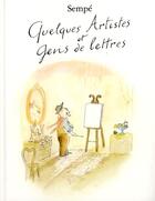 Couverture du livre « Quelques artistes et gens de lettres » de Jean-Jacques Sempe aux éditions Denoel