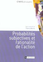 Couverture du livre « Probabilites subjectives et rationalites de l'action » de  aux éditions Cnrs