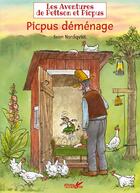 Couverture du livre « Les aventures de Pettson et Picpus ; Picpus déménage » de Sven Nordqvist aux éditions Plume De Carotte
