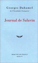 Couverture du livre « Journal de Salavin » de Duhamel Georges aux éditions Mercure De France