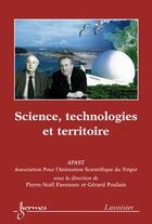 Couverture du livre « Science technologies et territoire » de Apast aux éditions Hermes Science Publications