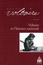 Couverture du livre « Revue Voltaire t.10 ; Voltaire et l'histoire nationale » de  aux éditions Sorbonne Universite Presses