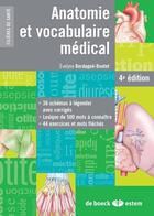 Couverture du livre « Anatomie et vocabulaire médical » de Evelyne Berdague-Boutet aux éditions Estem