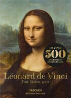 Couverture du livre « Léonard de Vinci ; tout l'oeuvre peint » de Frank Zollner aux éditions Taschen