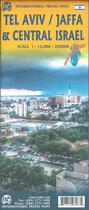 Couverture du livre « Tel aviv jaffa and central israel - waterproof » de  aux éditions Itm