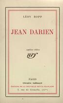 Couverture du livre « Jean Darien » de Leon Bopp aux éditions Gallimard