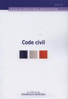 Couverture du livre « Code civil (édition 2013) » de Djo aux éditions Documentation Francaise