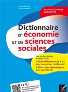 Couverture du livre « Dictionnaire d'économie et de sciences sociales » de Olivier Garnier et Jean-Yves Capul aux éditions Hatier