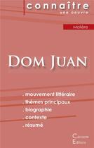 Couverture du livre « Dom Juan, de Molière » de  aux éditions Editions Du Cenacle