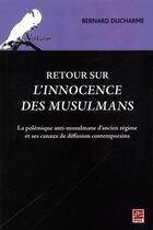 Couverture du livre « Retour sur l'innocence des musulmans » de Bernard Ducharme aux éditions Presses De L'universite De Laval