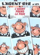 Couverture du livre « L'agent 212 Tome 25 : l'agent prend la pose » de Daniel Kox et Raoul Cauvin aux éditions Dupuis