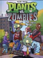 Couverture du livre « Plants vs zombies Tome 4 : home sweet home » de Paul Tobin et Andie Tong aux éditions Jungle