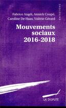 Couverture du livre « Mouvements sociaux » de  aux éditions Dispute