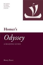 Couverture du livre « Homer's 'Odyssey': A Reading Guide » de Power Henry aux éditions Edinburgh University Press