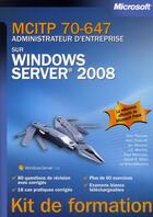Couverture du livre « MCITP 70-647 administrateur d'entreprise sur Windows Server 2008 » de Mackin et Mclean et Thomas aux éditions Microsoft Press