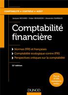 Couverture du livre « Comptabilité financière ; IFRS versus normes françaises (11e édition) » de Jacques Richard aux éditions Dunod