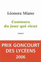 Couverture du livre « Contours du jour qui vient » de Leonora Miano aux éditions Plon