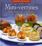 Couverture du livre « Mini-verrines, bouchées, cuillères » de Sylvie Ait-Ali aux éditions Editions Esi