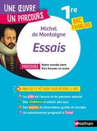 Couverture du livre « Essais ; 1re (édition 2020) » de Michel De Montaigne aux éditions Nathan