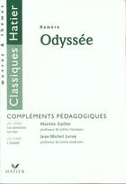 Couverture du livre « L'odyssée » de Homère et Martine Gaillot et Jean-Michel Leroy aux éditions Hatier