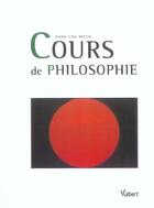 Couverture du livre « Cours De Philosophie » de Marie-Line Bretin aux éditions Vuibert