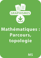 Couverture du livre « Graphismes et mathématiques - MS - Parcours, topologie (situer par rapport à...; localiser sur une grille...) » de Jeanine Villani et Nicole Herr aux éditions Retz