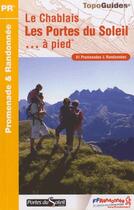 Couverture du livre « Portes du soleil à pied ; PR - 74 - ST03 » de  aux éditions Ffrp