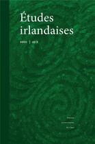 Couverture du livre « Etudes irlandaises, n 45.2/2020 » de Auteurs Divers aux éditions Pu De Caen