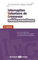 Couverture du livre « Ivg medicamenteuse » de Danielle Hassoun aux éditions De Boeck Superieur