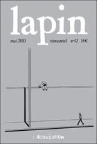 Couverture du livre « LAPIN n.42 » de  aux éditions L'association