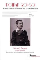 Couverture du livre « Marcel Proust, Jean Santeuil » de Michel Houellebecq et Marguerite Yourcenar et Erci Chaudier aux éditions Pu Du Septentrion