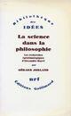 Couverture du livre « La science dans la philosophie ; les recherches épistemologiques d'Alexandre Koyré » de Gerard Jorland aux éditions Gallimard (patrimoine Numerise)