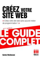 Couverture du livre « Créez votre site web » de Karine Warbesson aux éditions Micro Application